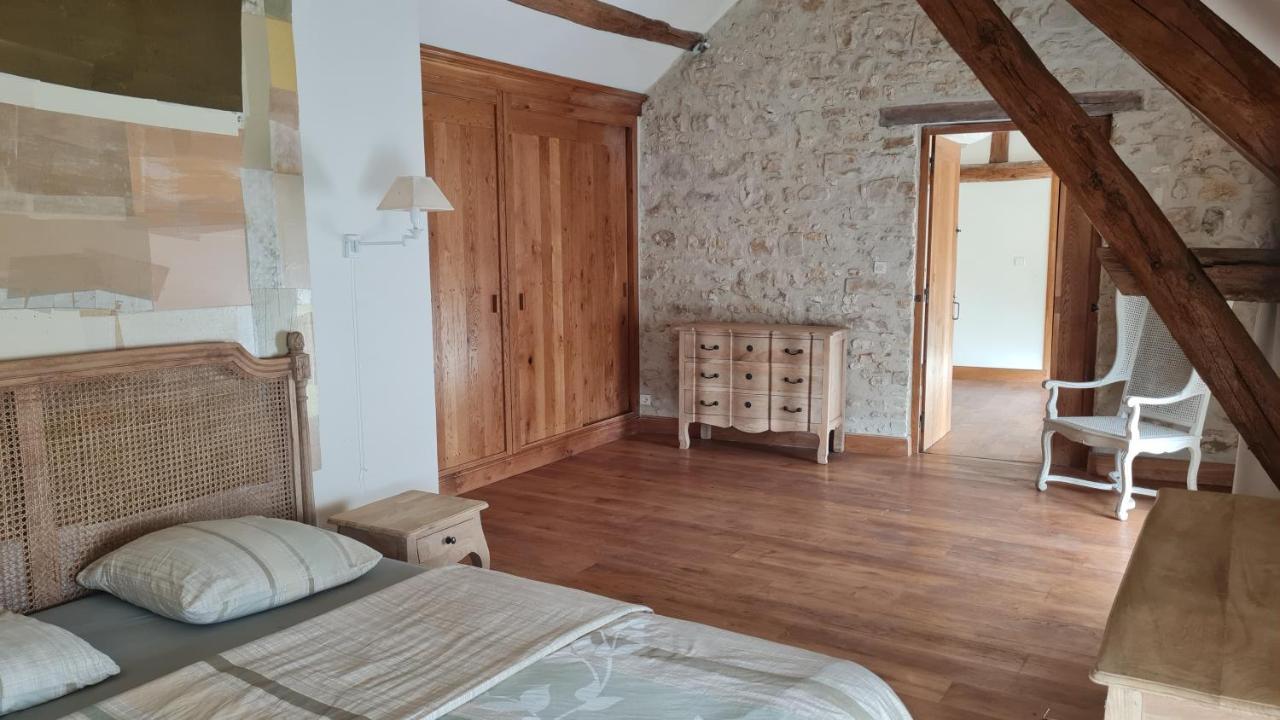 Belle Maison Dans Corps De Ferme - Logement Gabriel Villiers-sous-Grez Extérieur photo